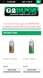 Mobile Screenshot of g2vapor.com